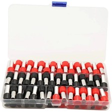 70PCS 4-Gauge Insulated Ferrule Connectors Car Amplifier Terminals
