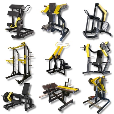 Mega Heavy Duty JOBLOT Commercial PLATE loaded 9 MACHINES Gym Package SETUP Deal