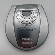 Philips Magnavox X-treme 40 ESP3 Portable CD Player AZ7792/17 Vintage Tested