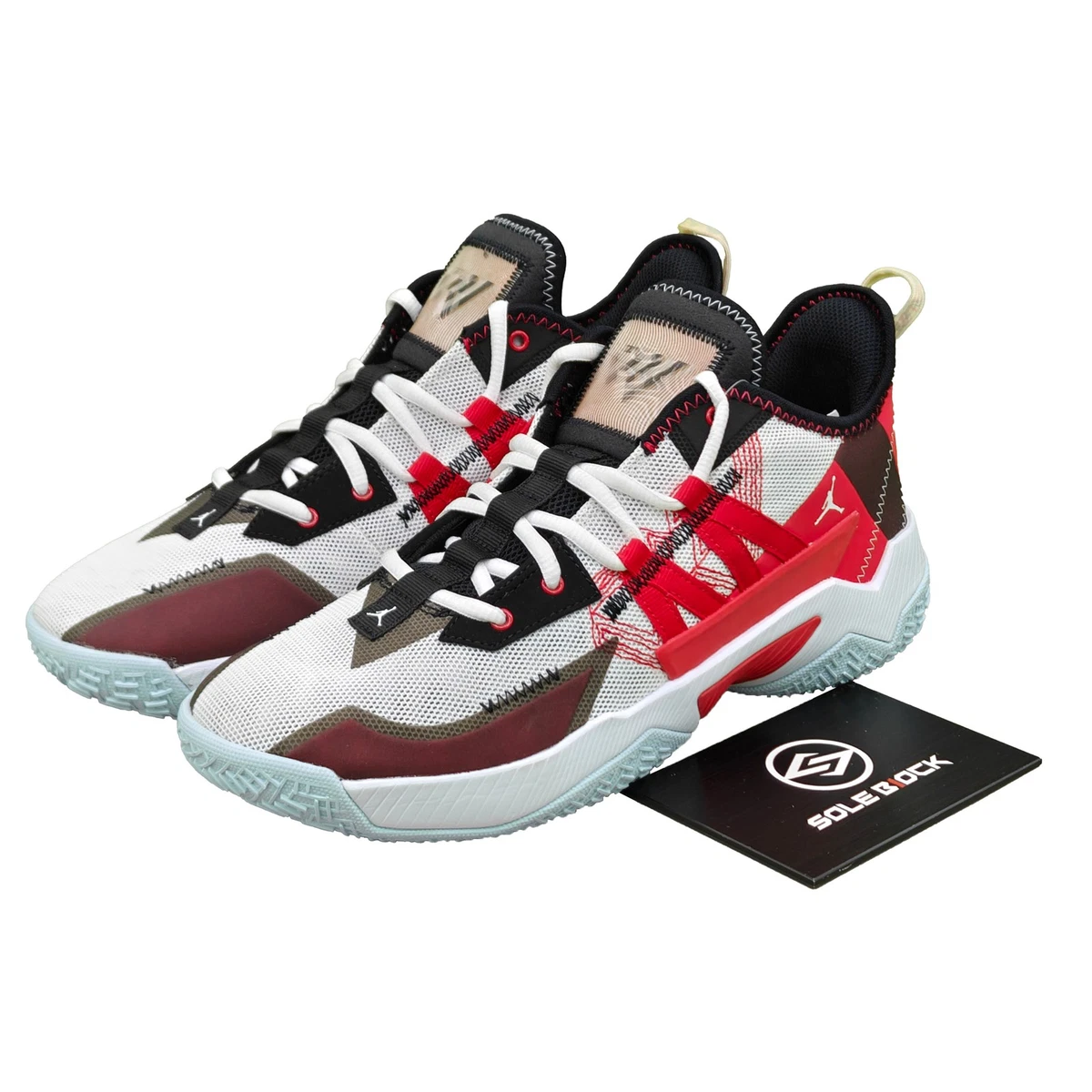 Jordan Westbrook One Take 2 PF White University Red for Sale