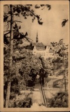 Park Filimon Sirbu Deva Romania vintage postcard c771