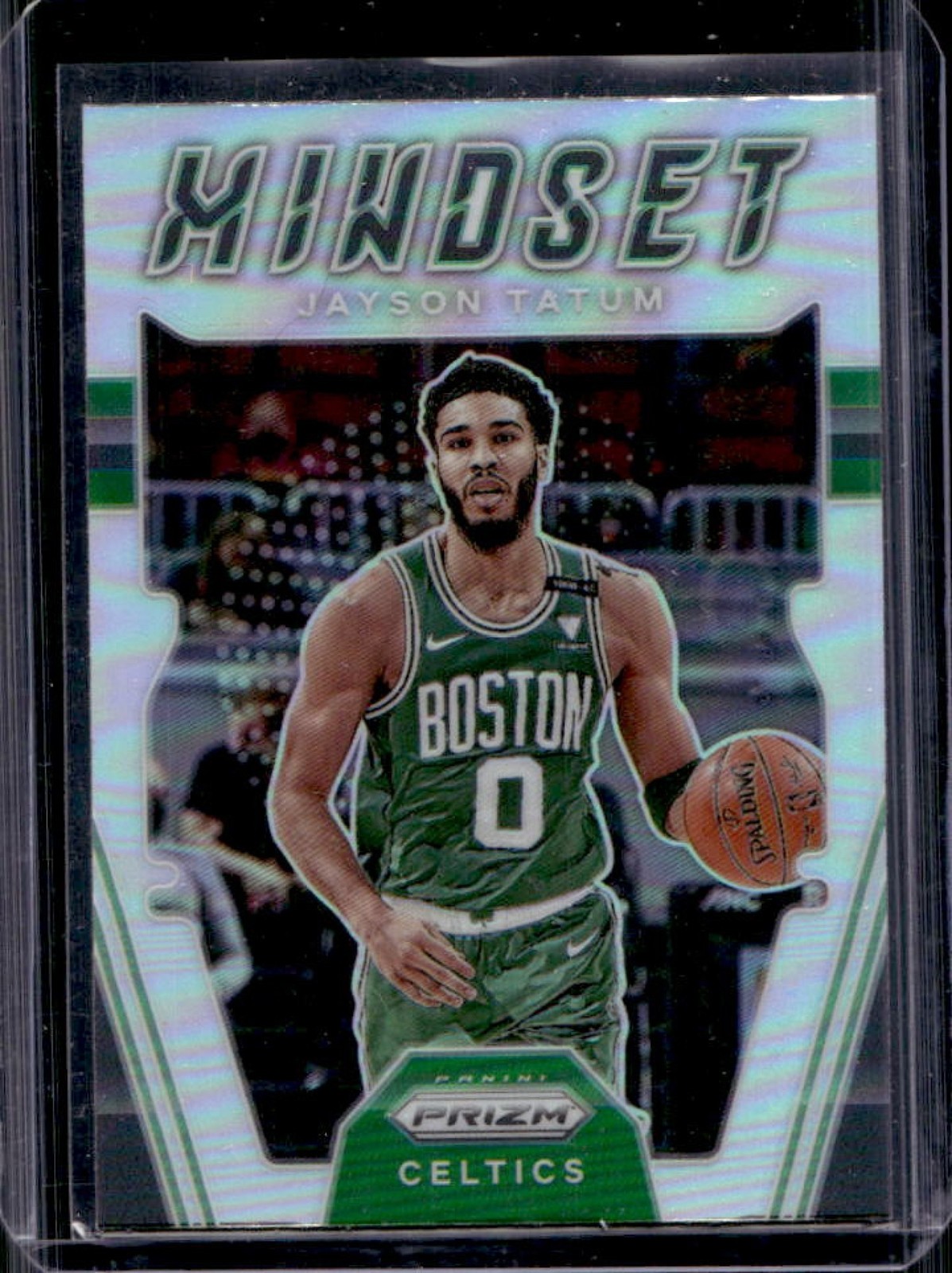 2021-22 Panini Prizm Jayson Tatum Mindset Prizm Silver #13 Celtics