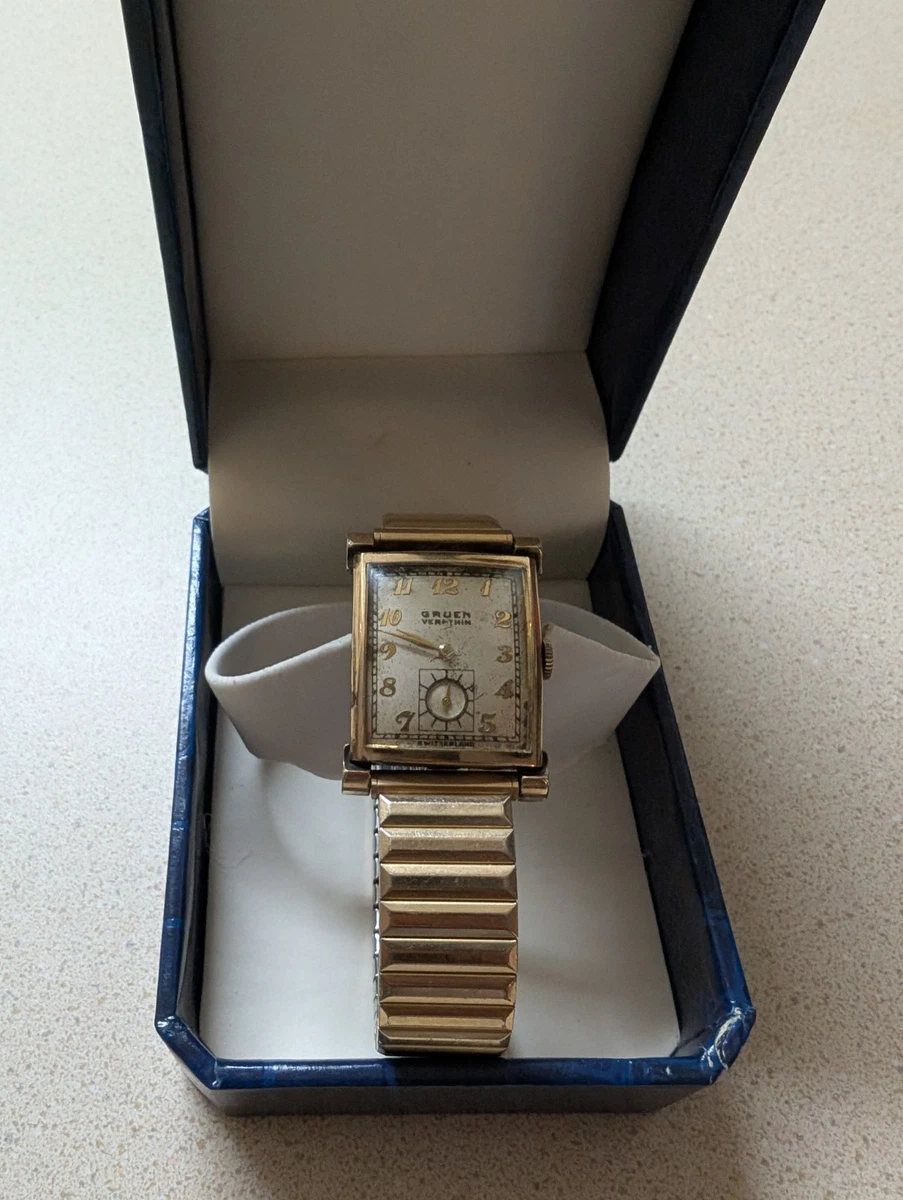 Gruen Sterling Silver Case Wristwatches for sale | eBay display picture 2