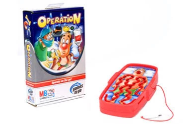 Hasbro Operation Travel Board & Traditional Games