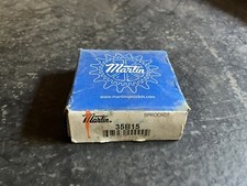 Martin 35B15 Sprocket 15-Tooth 35 Chain Plain 1/2" Bore