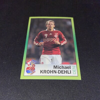116 Michael Krohn-Dehli Denmark SchoolShop EM 2012 Fußball Aufkleber Brondby
