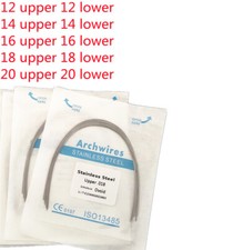 10Bags Dental Orthodontic Stainless Steel Arch Wire Round Oval Form