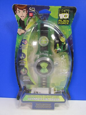BEN 10 ULTIMATE OMNITRIX CRYSTAL TOPPER FIGUR UHR SPIELZEUG BANDAI KARTONIERT