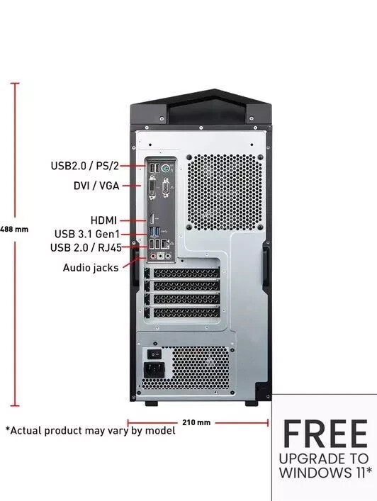 MSI Gaming Infinite H310 (MS-B915) Gaming PC (Intel core i5 9400F 1660Ti  Card)