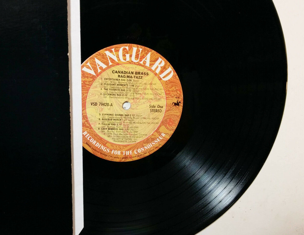 Canadian Brass - Rag-Ma-Tazz LP 1975 Jazz Ragtime Traditional - NM