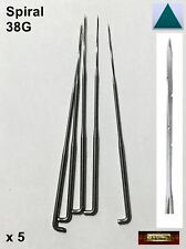 M00934x5 MOREZMORE 5 Felting Needles 38G MEDIUM SPIRAL TRIANGULAR for Dry Needle