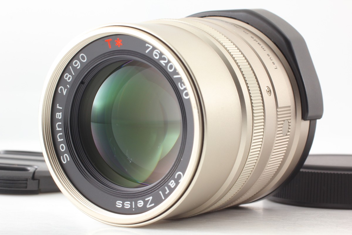 【極上】 Carl Zeiss T* Sonnar 2.8/90 単焦点レンズ CONTAX Carl Zeiss Sonnar T* 90mm F/2.8 G Lens For G1 G2 From