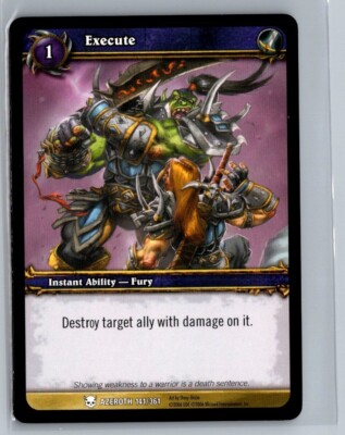 2006 World of Warcraft Azeroth 141/361 EXECUTE
