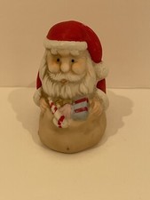 Vintage Santa with Gift Bag Figurine. Unmarked