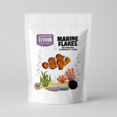 YFS Marine Saltwater Flakes Bulk Aquarium Fish Food 12oz