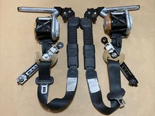 11-16 Hyundai Elantra Front Seat Belt Seatbelts Retractor Driver Passenger Black