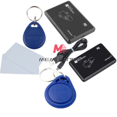 Smart USB RFID IC/ID Card Reader NFC Read 13.56MHz 125KHz / Card / Key Tag
