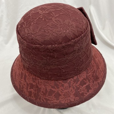 NWT Fine Millinery Collection By August Accessories Wine  display picture 2