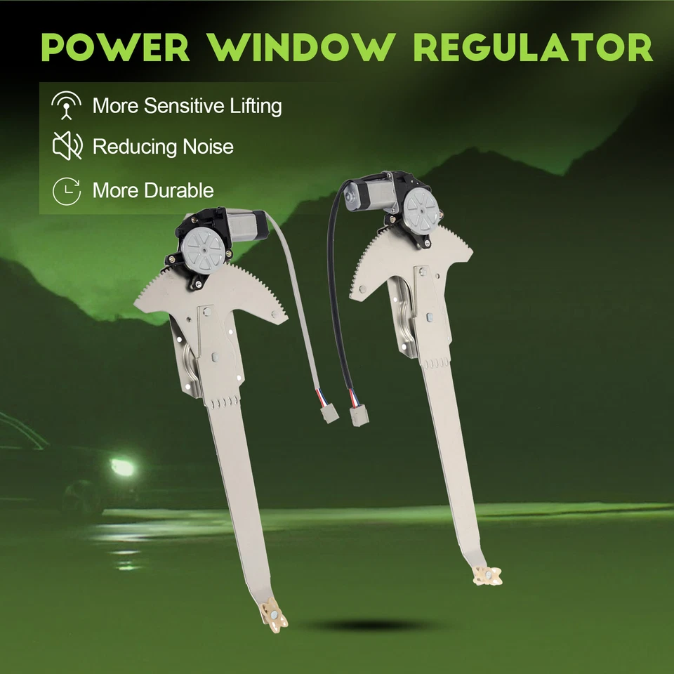 For Ford Bronco F100 F150 F250 F-350 Front LH RH w/ Motor Power Window Regulator - Image 3 of 4