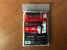 2 pair gloves New in package Allen Field Dressing Gloves ~One Size Fits Most