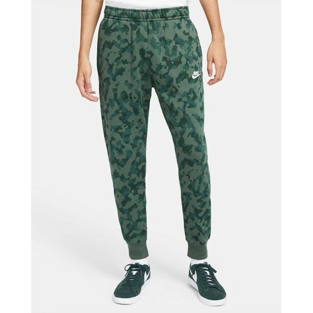 genvinde Sukkerrør accelerator Nike Sportswear Club Fleece Men's Joggers (Camo Green) Size 2XL for sale  online | eBay