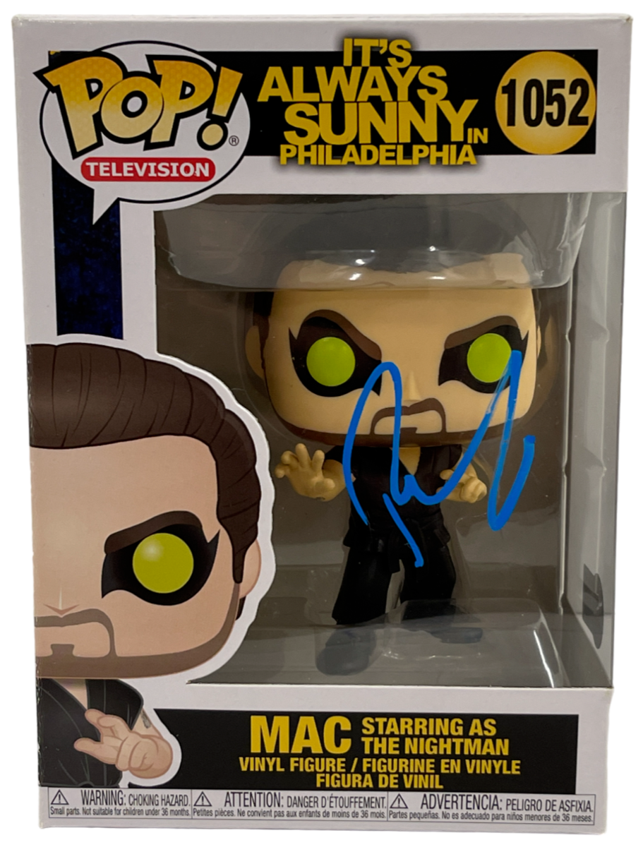 Rob McElhenney Signed Mac Funko 1052 Always Sunny in Philadelphia