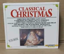 Vintage Classical Christmas Xmas 5 CD Box Set Handel Bach Mozart Nutcracker 1990