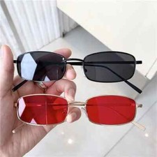 Fashion Punk Square Sunglasses Women Luxury Brand Small Frame Sun Glasses Female