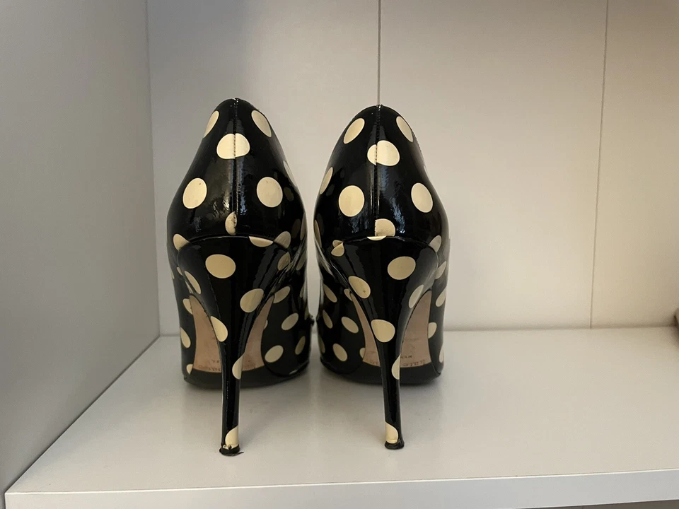 Zapatos de salón Kate Spade 'Licorice' lunares punta 38,5 Foto 3 de 4