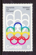 CANADA NO 623, 1976 OLYMPIC GAMES,   MINT NH