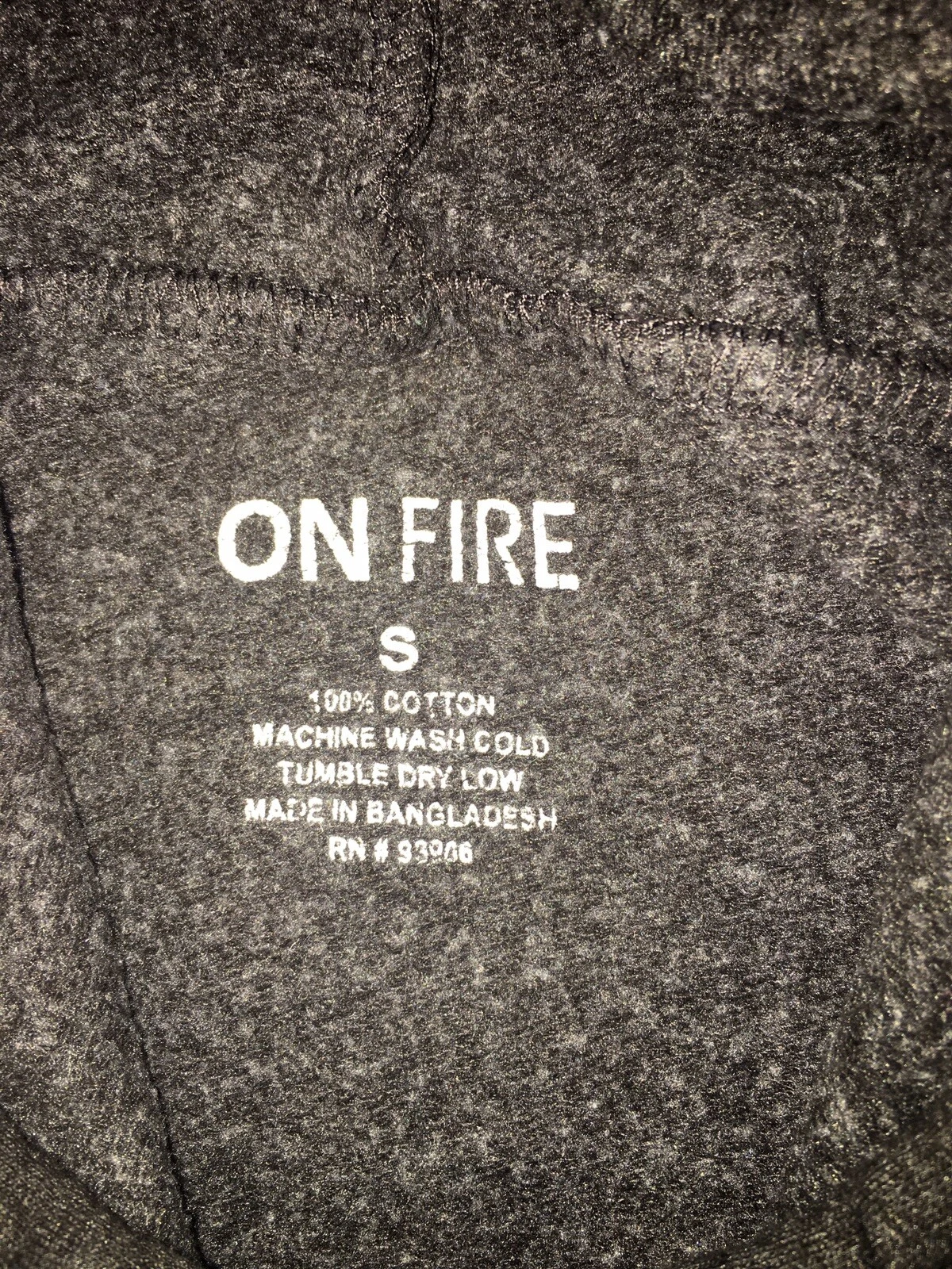 VETEMENTS Felpa con cappuccio On Fire Youth piccola grafica California Love Bear pullover Bangladesh