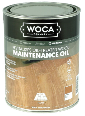 WOCA Pflegeöl Parkett, Holz, Laminat, Holzboden 1,0 Liter *Natur* (20,95  /L)
