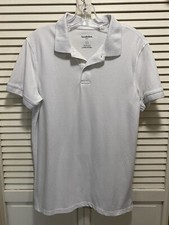 Goodfellow Co Loring Polo White Short Sleeve Shirt Size Medium