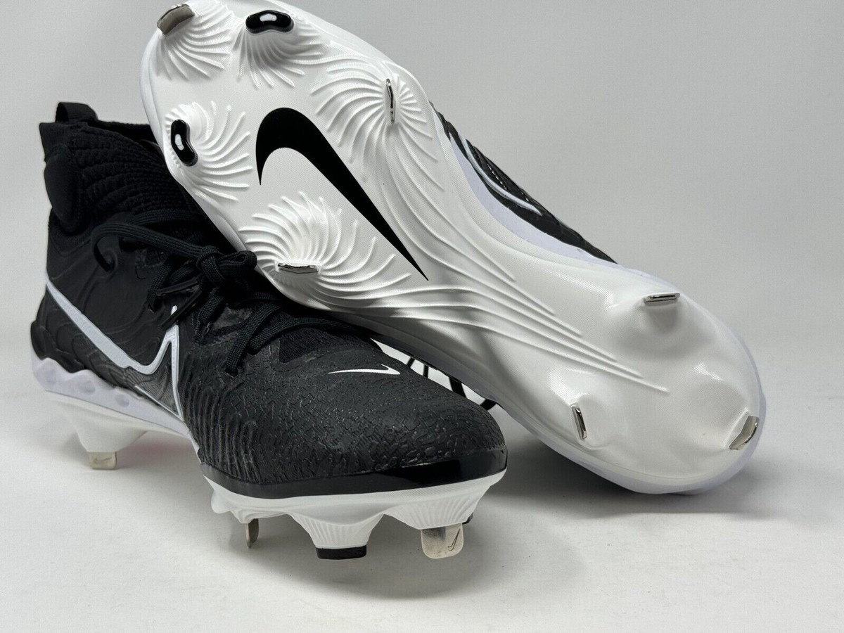 Nike Alpha Huarache NXT Metal Baseball Cleats Men 9 Black DJ6517-001 2023 NEW NEW Nike Alpha Huarache NXT Mens Size 7.5 Black White  main image 2