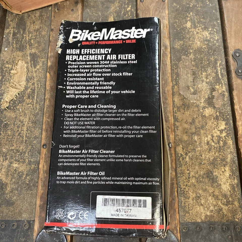 NEW BikeMaster Motorcycle High Efficiency Replacement Air Filter 45-7023 - Image 2 of 2