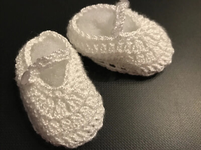 Crochet Baby Shoes Booties Crochet Doll Shoes Booties White