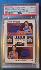 2018-19 Rookie Contenders Dual Shai Gilgeous Alexander Jerome Robinson RC PSA 5