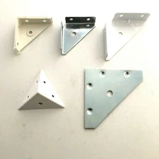 Corner Brace Flanged/Flat Angle Bracket Repair Plate Cabinet Cupboard Fixing
