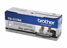 Brother TN-227BK 227 Black Toner Cartridge Genuine New SEALED BOX