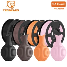 TECBEARS 4kg PLA Classic 3D Printer Filament High Speed 600mm/s 1.75mm Neatly