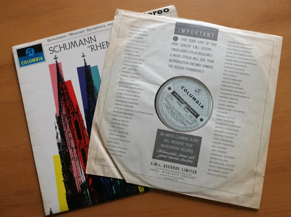 SAX 2506 ED1 Schumann Rhenish Symphony 3 George Szell 1961 Columbia 1st B/S - Image 4 of 4