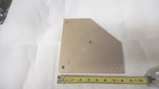 Aluminum plate 8-1/16" x 8-1/16'" x point 386 thick