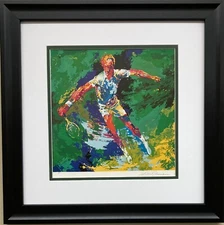 LeRoy Neiman "Stan Smith '73-Tennis" FRAMED Art Print Pro Tennis USA