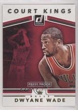 2017-18 Panini Donruss Court Kings Press Proof Dwyane Wade #4 HOF 13c1