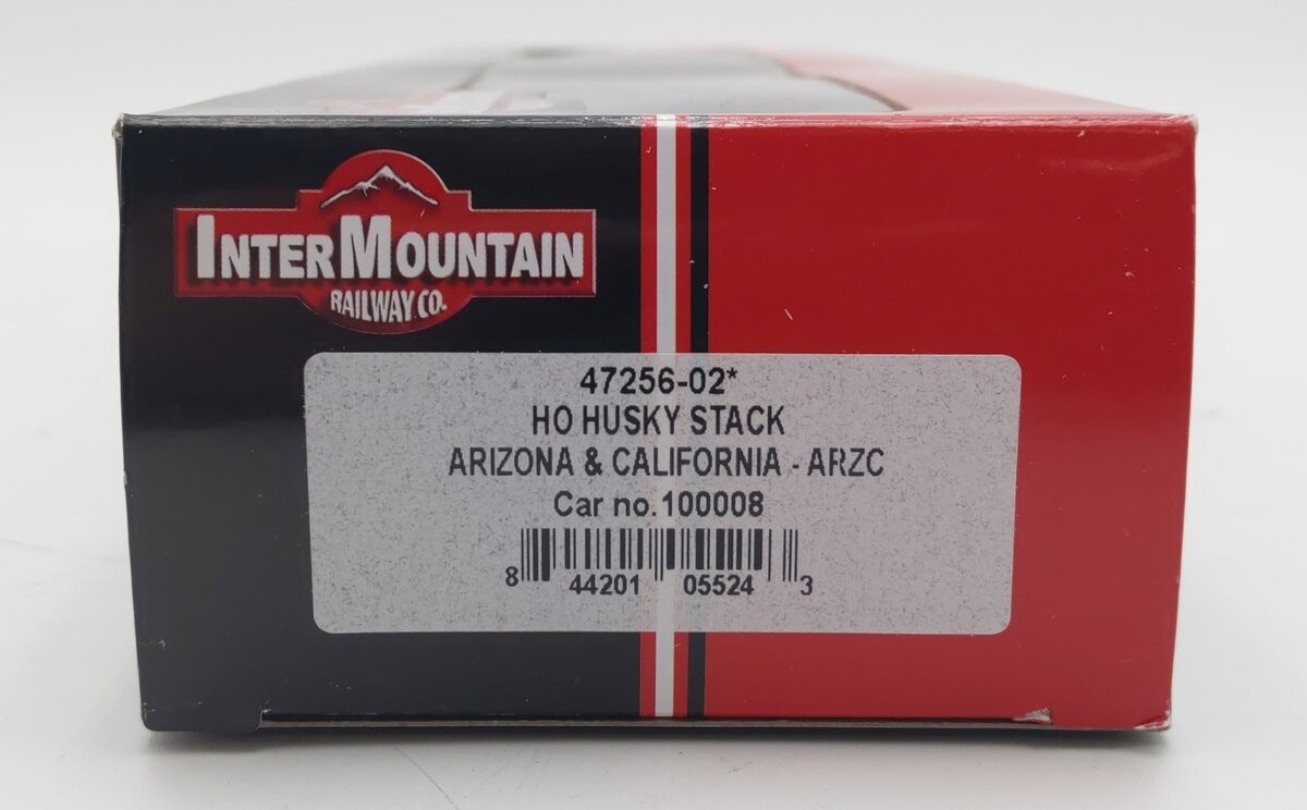InterMountain 47256-02 HO Scale Arizona & California Husky Stack Car #100008 EX