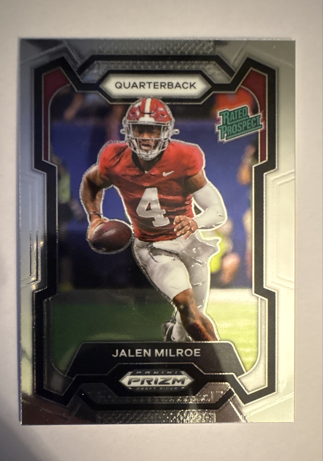 2024 Panini Prizm Draft Picks - Jalen Milroe #122 Silver Prizm (RC)