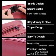 Leather Car Tissue Box Organizer Mounts On Sun Visors Or Armrest for Long Trip