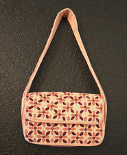 Scoop Beaded Floral Shoulder Bag Magnetic Fla...