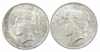 1923 & 1923 & Peace Silver Dollar $1 Bullion Collection Lot *926