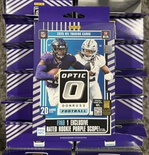 2025 Donruss Optic Football Hanger Box Purple Scope Downtown Uptown🔥LOT OF 20